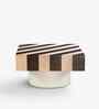 Damier Coffee Table With Natural Bleach In Cream Finish