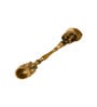 Dancing Ganesh Ritual Spoon  Brass Small Showpiece Gold Finish
