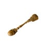 Dancing Ganesh Ritual Spoon  Brass Small Showpiece Gold Finish