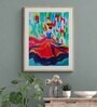 Dancing Girl 2 Handmade Acrylic Paint On Canvas Unframed