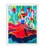 Dancing Girl 2 Handmade Acrylic Paint On Canvas Unframed