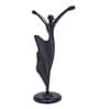 Dancing Women Black metal Showpiece