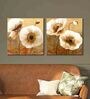 Dandelion Multicolour Synthetic Wood Framed Canvas Art Print
