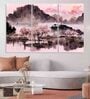Danger Tiger Multicolour Canvas (Set of 3) Art Panels