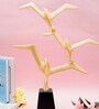 Dangling Birds Of Paradise Gold Resin Figurine