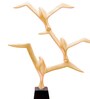 Dangling Birds Of Paradise Gold Resin Figurine