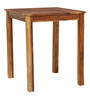 Dani Sheesham Wood Bar Table Set in Rustic Teak Finish