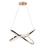 Danieli Rose Gold 3 Colour Led Chandelier Ceiling Light