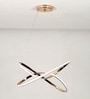 Danieli Rose Gold 3 Colour Led Chandelier Ceiling Light