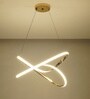 Danieli Rose Gold 3 Colour Led Chandelier Ceiling Light