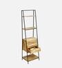 Daniels Solid Wood Bookshelf In Natural Finish