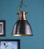 Hudson Antique Copper Metal Hanging Light