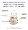 Dankotuwa Bloom 3 Tier Dessert Platter
