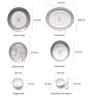 Dankotuwa Grey Iris 33 Pc Dinner Set
