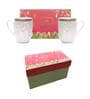 Dankotuwa Grey Iris Coupe Coffee Mug Set of 2