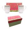 Dankotuwa Grey Iris Coupe Coffee Mug Set of 2