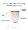 Dankotuwa Grey Iris Coupe Coffee Mug Set of 2