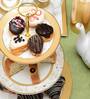 Dankotuwa Mustard Iris 3 Tier Dessert Platter