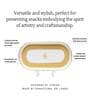 Dankotuwa Mustard Iris Oval Platter