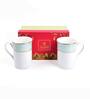 Dankotuwa Stripe Green Classic Coffee Mug Set of 2