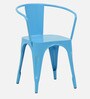 Tarto Metal Tolix Replica Chair in Blue Colour