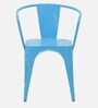 Tarto Metal Tolix Replica Chair in Blue Colour