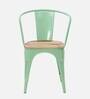 Tarto Metal Tolix Replica Chair in Green Colour