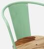 Tarto Metal Tolix Replica Chair in Green Colour
