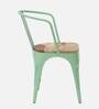 Tarto Metal Tolix Replica Chair in Green Colour