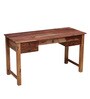 Danuta Solid Wood Writing Table in Rustic Teak Finish