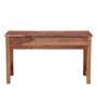 Danuta Solid Wood Writing Table in Rustic Teak Finish