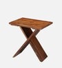 Darcy Bedside Table Set Of 2 In Natural Teak Finish