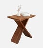 Darcy Bedside Table Set Of 2 In Natural Teak Finish