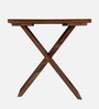 Darcy Contemporary Rectangle Tea Table Side Table In Teak Finish