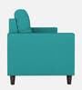 Darcy Fabric 1 Seater Sofa in Aqua Blue Colour
