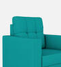 Darcy Fabric 1 Seater Sofa in Aqua Blue Colour