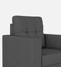 Darcy Fabric 1 Seater Sofa in Grey Colour