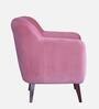 Darcy Velvet 1 Seater Sofa in Blush Pink Colour
