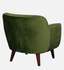 Darcy Velvet 1 Seater Sofa in Olive Green Colour