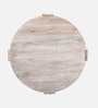 Daria Mango Wood Coffee table in Whitewash Finish Daria Mango Wood Coffee table in Whitewash Finish