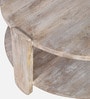 Daria Mango Wood Coffee table in Whitewash Finish Daria Mango Wood Coffee table in Whitewash Finish