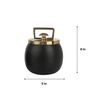 Darius- Large Black Aluminium Storage Container