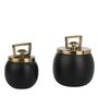 Darius (Set of 2) Black Aluminium Storage Container