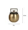 Darius- Small Gold Aluminium Storage Container
