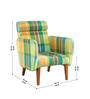 Dark And Handsome Teak Accent Chair In Assorted Colour