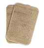 Dark Beige Absorbent and Quick-Dry Polyester Bath Mats 30x45 cm