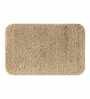 Dark Beige Absorbent and Quick-Dry Polyester Bath Mats 30x45 cm