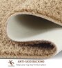 Dark Beige Absorbent and Quick-Dry Polyester Bath Mats 38x58 cm
