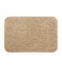 Dark Beige Absorbent and Quick-Dry Polyester Bath Mats 38x58 cm