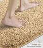 Dark Beige Absorbent and Quick-Dry Polyester Bath Mats 40x60 cm
